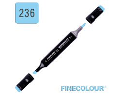 Маркер спиртовий Finecolour Brush 236, оброблений синій B236