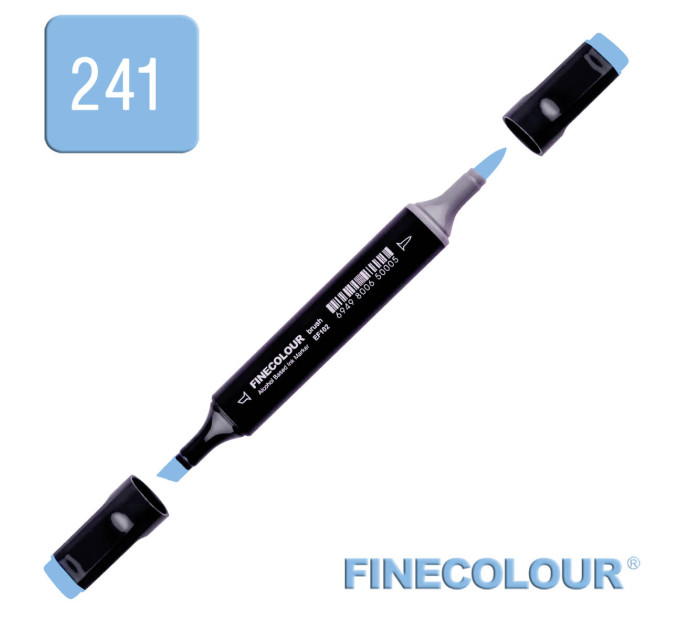 Маркер спиртовой Finecolour Brush 241 голубое небо B241