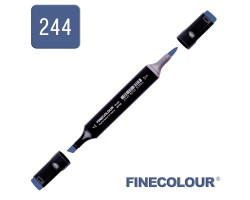 Маркер спиртовой Finecolour Brush 244 синяя волна B244