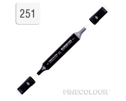 Маркер спиртовой Finecolour Brush 251 серый тонер №1 TG251
