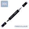 Маркер спиртовий Finecolour Brush 306 світло-сіруватий кобальт B306