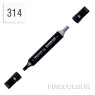 Маркер спиртовой Finecolour Brush 314 резкий серый №0 CG314