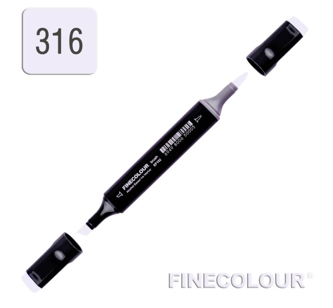 Маркер спиртовий Finecolour Brush 316 фіолетовий BV316