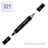 Маркер спиртовой Finecolour Brush 321 бледная лаванда BV321
