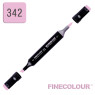 Маркер спиртовой Finecolour Brush 342 штокроза розовая RV342