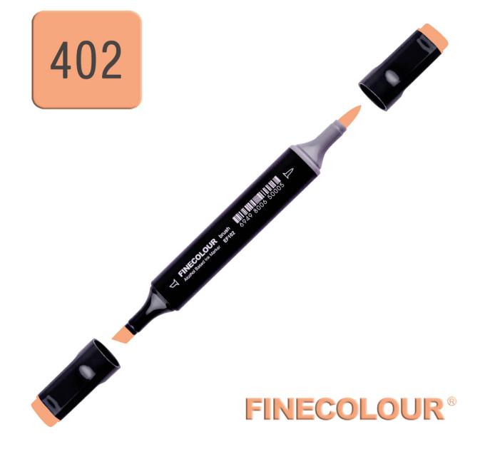 Маркер спиртовой Finecolour Brush 402 темно-оранжевый YR402