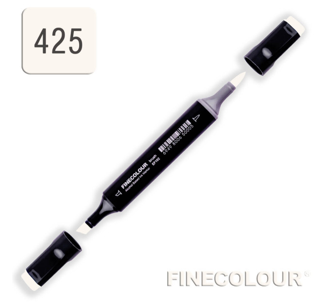 Маркер спиртовий Finecolour Brush 425 перловий-білий E425