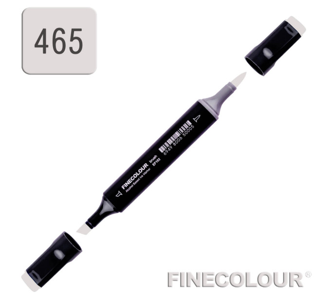 Маркер спиртовой Finecolour Brush 465 теплый серый №3 WG465