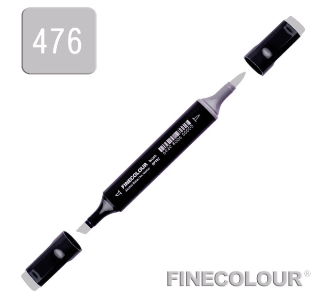 Маркер спиртовий Finecolour Brush 476 відтінковий сірий №5 SG476