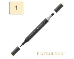 Маркер спиртовой Finecolour Brush-mini лютик Y1