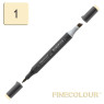 Маркер спиртовий Finecolour Brush-mini жовтець Y1