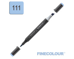 Маркер спиртовой Finecolour Brush-mini фтало-синий B111