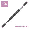 Маркер спиртовой Finecolour Brush-mini виноградный тёмный V126