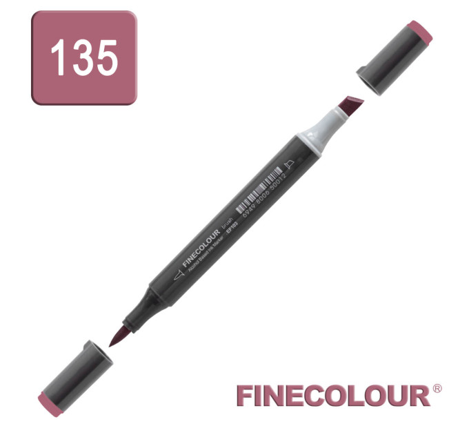 Маркер спиртовой Finecolour Brush-mini виноград RV135