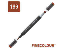 Маркер спиртовой Finecolour Brush-mini оранжево-коричневый E166