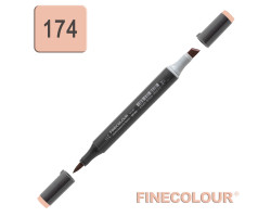 Маркер спиртовой Finecolour Brush-mini темный загар E174