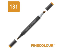 Маркер спиртовой Finecolour Brush-mini темно-желтый Y181