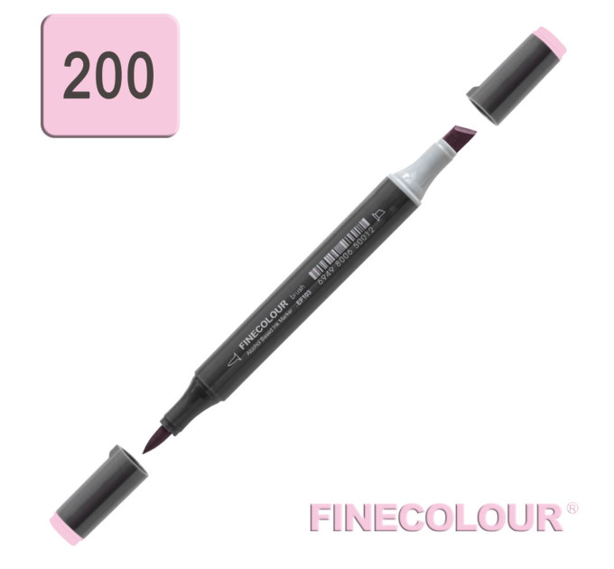 Маркер спиртовой Finecolour Brush-mini мягкий розовый RV200