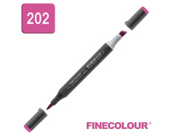 Маркер спиртовой Finecolour Brush-mini ярко-розовый RV202