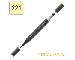 Маркер спиртовой Finecolour Brush-mini бледно-желтый лимон YG221