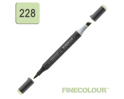 Маркер спиртовой Finecolour Brush-mini кислотный зеленый YG228