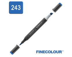 Маркер спиртовой Finecolour Brush-mini ультрамарин B243