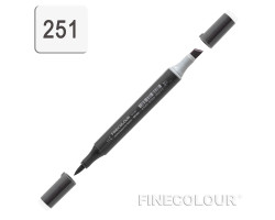 Маркер спиртовой Finecolour Brush-mini серый тонер №1 TG251
