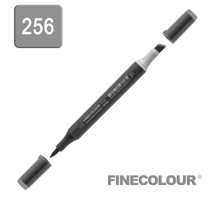 Маркер спиртовой Finecolour Brush-mini серый тонер №7 TG256