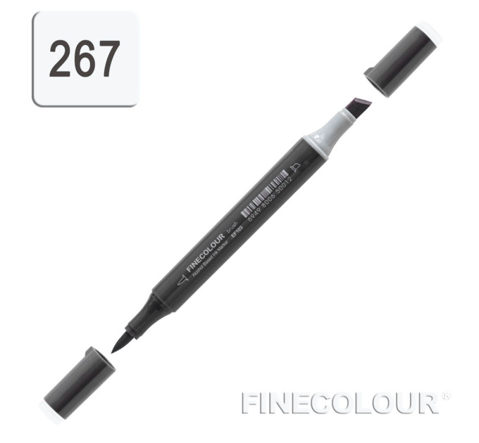 Маркер спиртовой Finecolour Brush-mini резкий серый №1 CG267