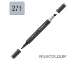 Маркер спиртовой Finecolour Brush-mini резкий серый №5 CG271