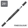 Маркер спиртовий Finecolour Brush-mini нейтральний сірий №8 NG281