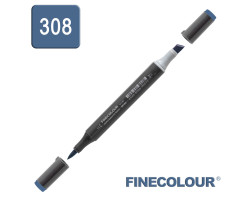 Маркер спиртовой Finecolour Brush-mini агат B308