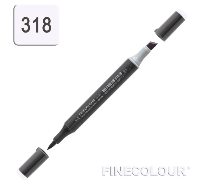 Маркер спиртовой Finecolour Brush-mini глициния BV318