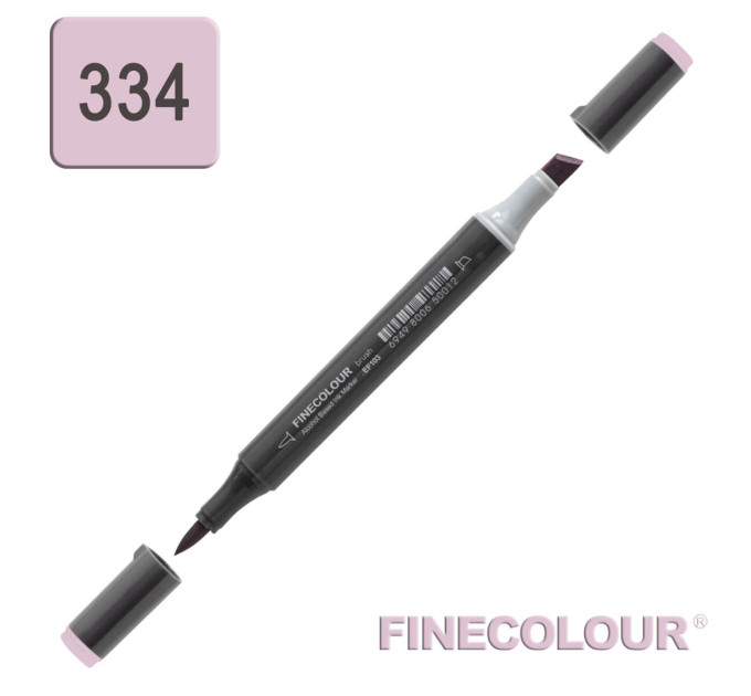 Маркер спиртовий Finecolour Brush-mini світлий виноград V334