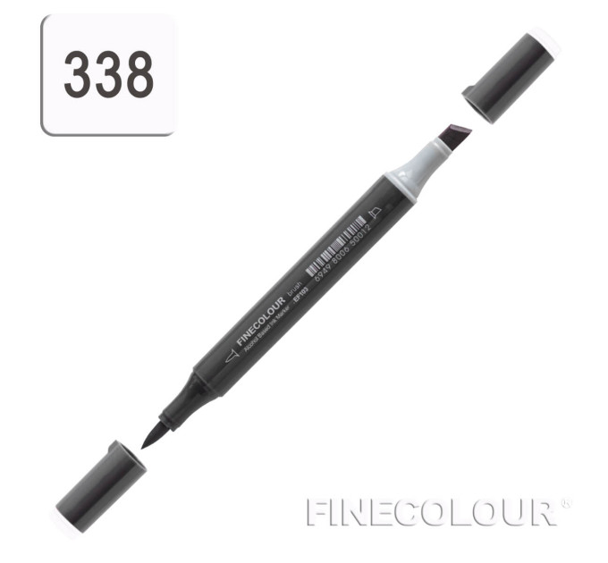 Маркер спиртовой Finecolour Brush-mini бледно-фиолетовый RV338