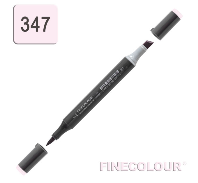 Маркер спиртовий Finecolour Brush-mini світло-рожевий R347