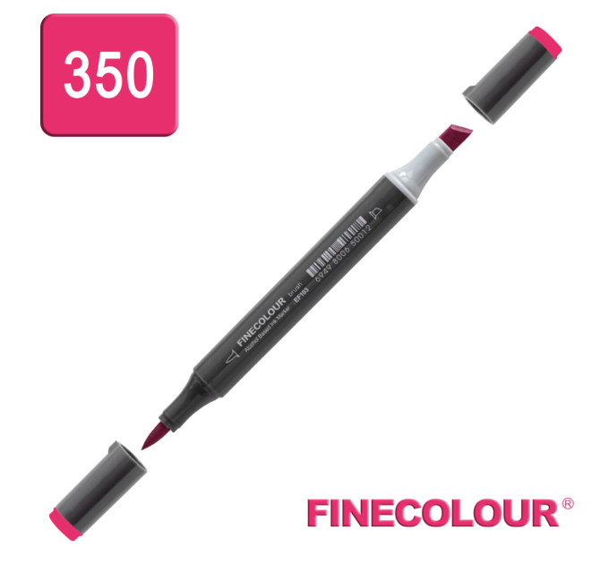 Маркер спиртовой Finecolour Brush-mini малиновый R350