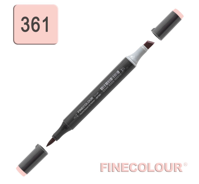 Маркер спиртовий Finecolour Brush-mini рожевий лосось R361