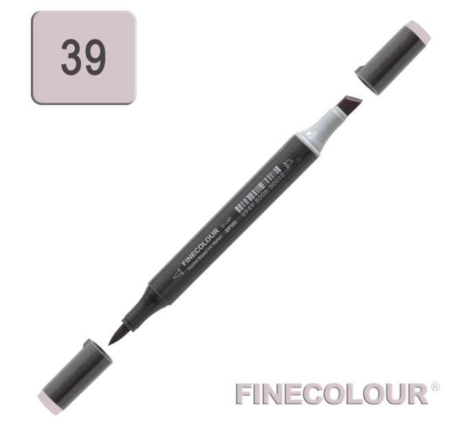 Маркер спиртовой Finecolour Brush-mini пурпурно-серый №5 PG39