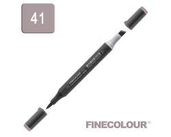 Маркер спиртовой Finecolour Brush-mini пурпурно-серый №7 PG41