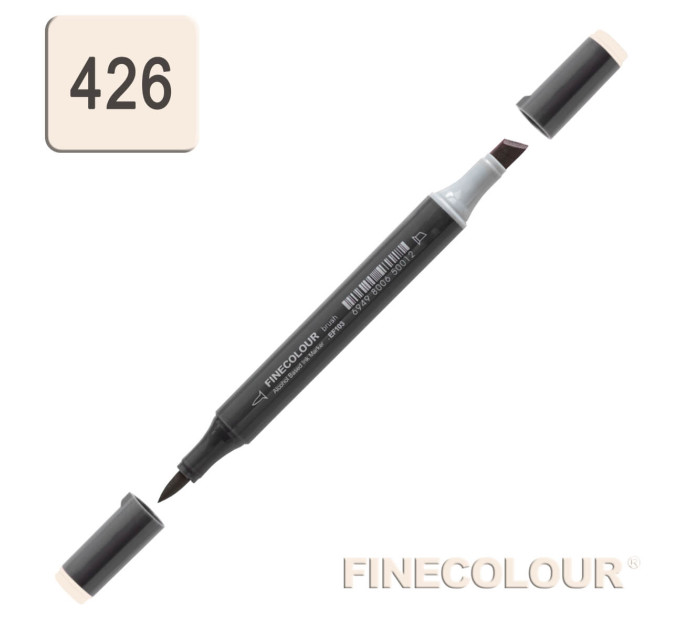 Маркер спиртовий Finecolour Brush-mini білий пісок E426