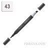 Маркер спиртовий Finecolour Brush-mini пурпурно-сірий №3 PG43