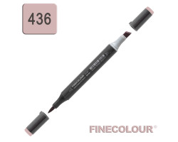 Маркер спиртовой Finecolour Brush-mini какао-коричневый E436