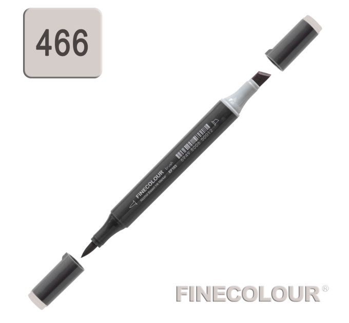 Маркер спиртовий Finecolour Brush-mini теплий сірий №4 WG466
