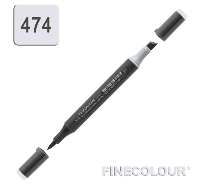 Маркер спиртовий Finecolour Brush-mini відтінковий сірий №3 SG474