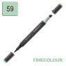 Маркер спиртовий Finecolour Brush-mini зелений лист G59