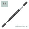 Маркер спиртовий Finecolour Brush-mini відтінок зеленувато-сірий BG62