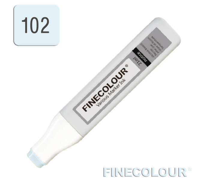 Заправка для маркеров Finecolour Refill Ink 102 мягкий зеленовато-синий BG102