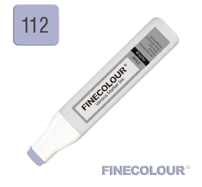 Заправка для маркера Finecolour Refill Ink 112 сірувато-синій B112