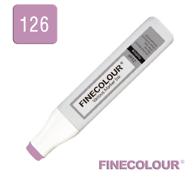 Заправка для маркера Finecolour Refill Ink 126 темний виноградний V126